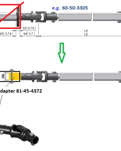 Joint coupling adapter We06